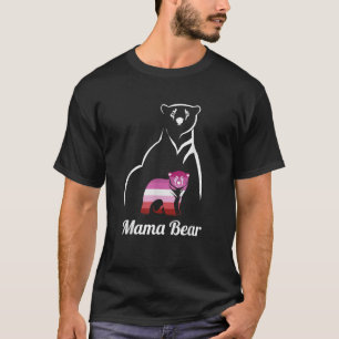 T-shirt Lesbian Pride Lesbian Mama Bear Lesbian
