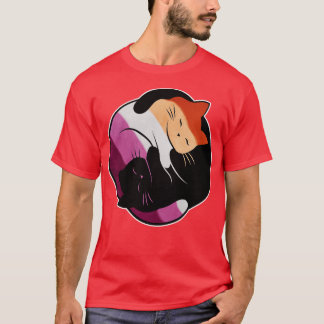 T-shirt Lesbian Yin Yang Chat
