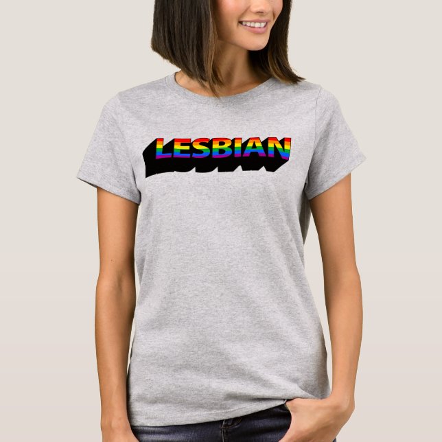 T-SHIRT LESBIENNE (Devant)