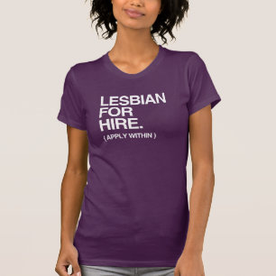 T-SHIRT LESBIENNE À LOUER