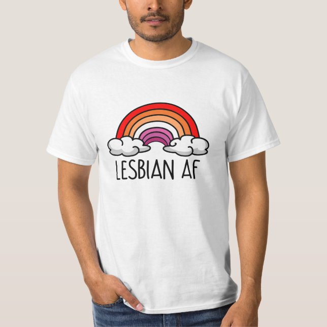 T-SHIRT LESBIENNE AF (Devant)