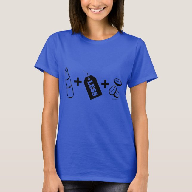 T-shirt Lesbienne au rouge à lèvres (Devant)