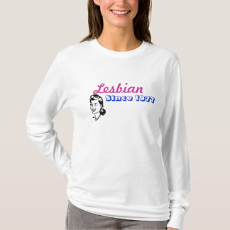 T-shirt lesbienne depuis 1977 - customisé