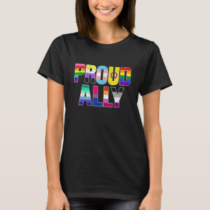 T-shirt Lesbienne Gay Bisexuel Trans Pan Queer Fier Allié