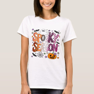 T-shirt Lesbienne Saison Épouvante Halloween