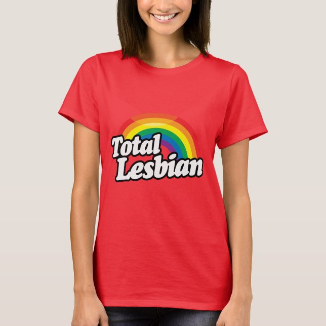 T-SHIRT LESBIENNE TOTALE (Devant)