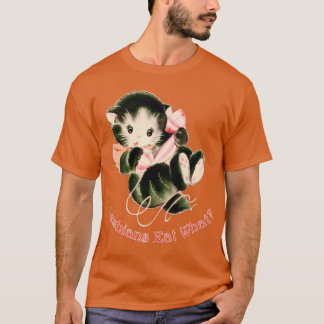 T-shirt Lesbiennes Mangez quoi vintage