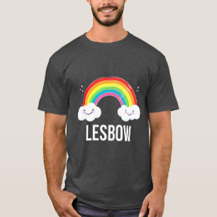 T-shirt Lesbow Rainbow Gay pride t Cadeau