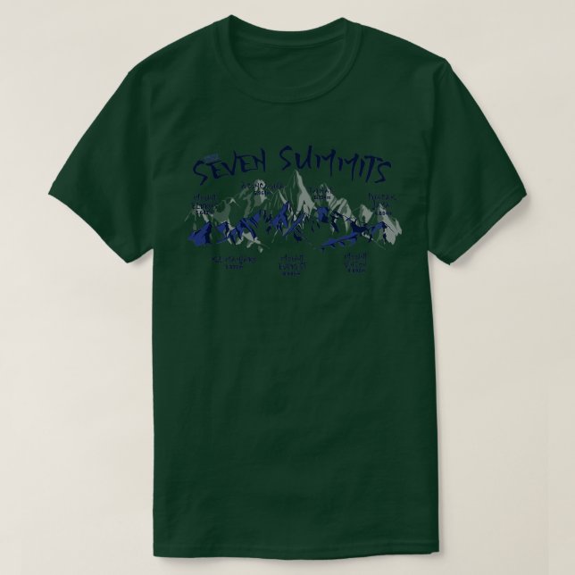 T-shirt L'Escalade des Sept Sommets (Design devant)
