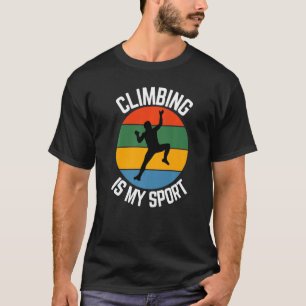 T-shirt L'Escalade Est Mon Sport, Les Amateurs De Climat