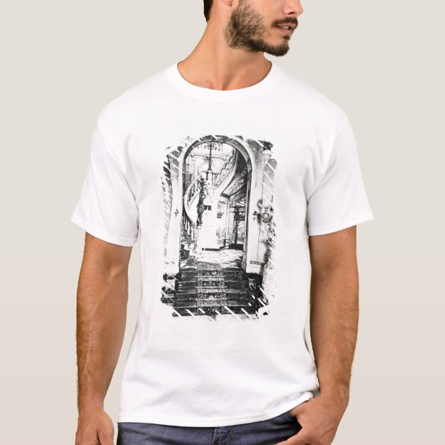 T-shirt L'escalier de vestibule et d'onyx (Devant)