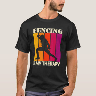 T-shirt L'escrime est mon danseuse thérapeutique