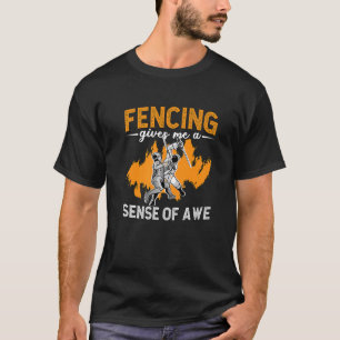 T-shirt L'Escrime Me Donne Un Sens De L'Escrime Sports Lon