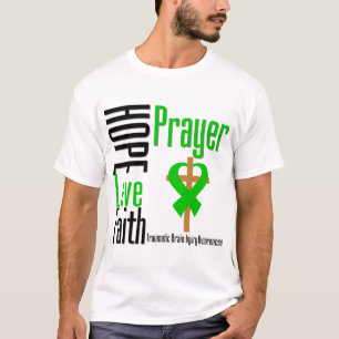 T-shirt Lésion cérébrale traumatique de prière de foi