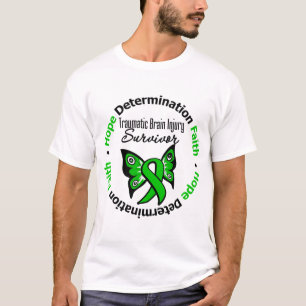 T-shirt Lésion cérébrale traumatique v2 de survivant