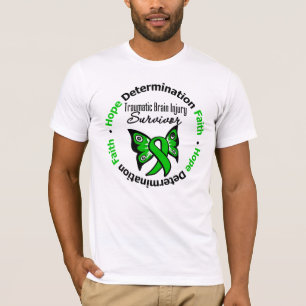 T-shirt Lésion cérébrale traumatique v2 de survivant