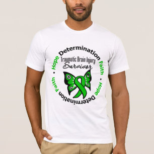 T-shirt Lésion cérébrale traumatique v2 de survivant