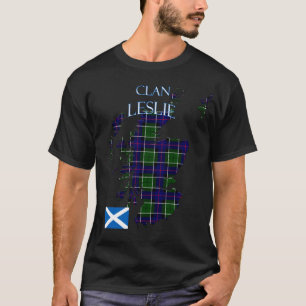 T-shirt Leslie Clan écossais Tartan Écosse
