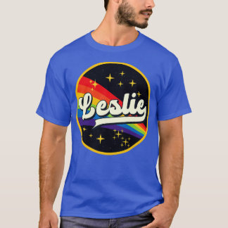 T-shirt Leslie Rainbow Dans L'Espace Style Vintage
