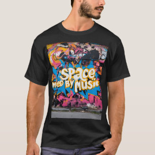 T-shirt L'espace animé par la musique