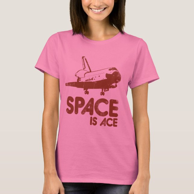 T-shirt L'espace est l'as (Devant)