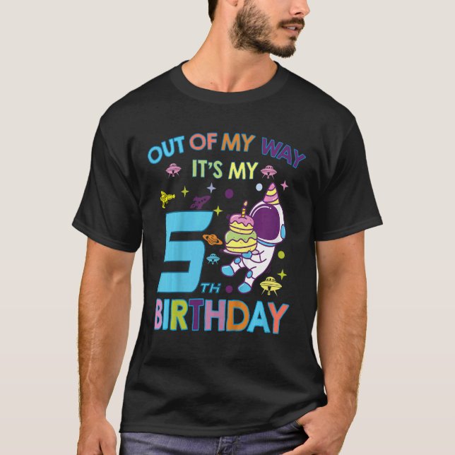 T-shirt L'espace extra-atmosphérique des enfants de mon ch (Devant)