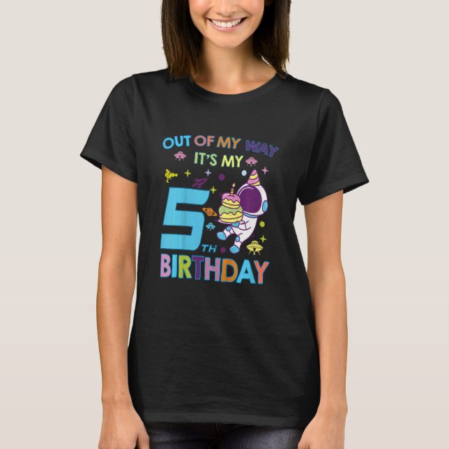 T-shirt L'espace extra-atmosphérique des enfants de mon ch (Devant)