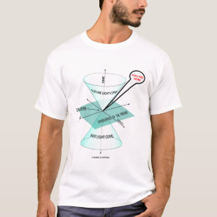 T-shirt L'espace léger de cône et vous chronomètrent so