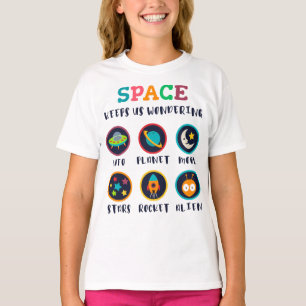 T-shirt L'espace nous fait nous poser des questions