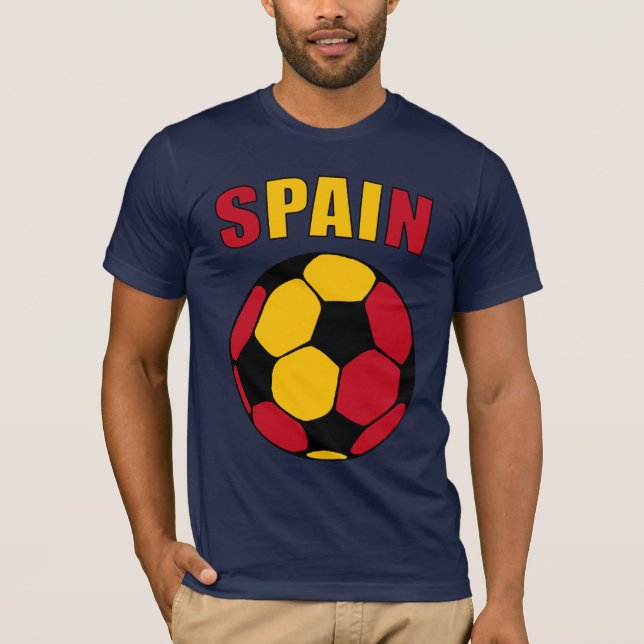 T-shirt L'Espagne Footy (foncé) (Devant)