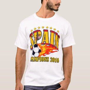 T-shirt L'Espagne soutient 2010