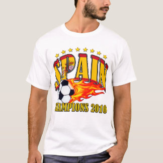T-shirt L'Espagne soutient 2010