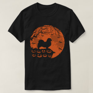 T-shirt L'Espagnol Tibétain Et Lune Halloween Cadeau Amour