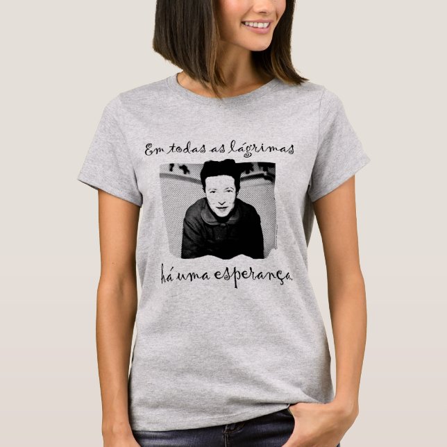 T-shirt L'Espoir de Simone de Beauvoir (Devant)