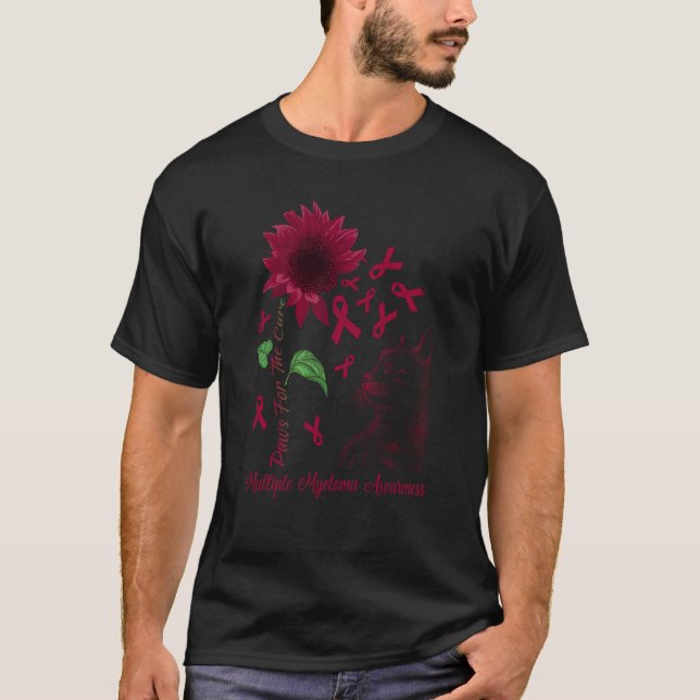 T-shirt L'Espoir D'Un Cat Cure Et Du Myélome Multiples Du  (Devant)
