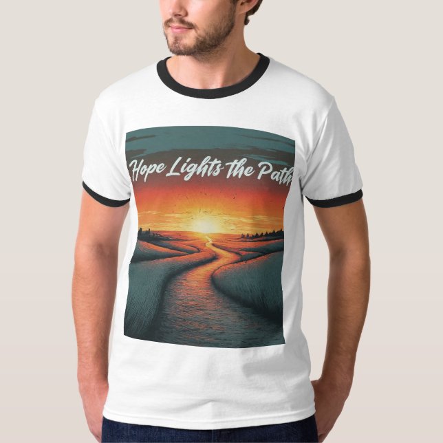 T-shirt L'espoir éclaire le chemin (Devant)