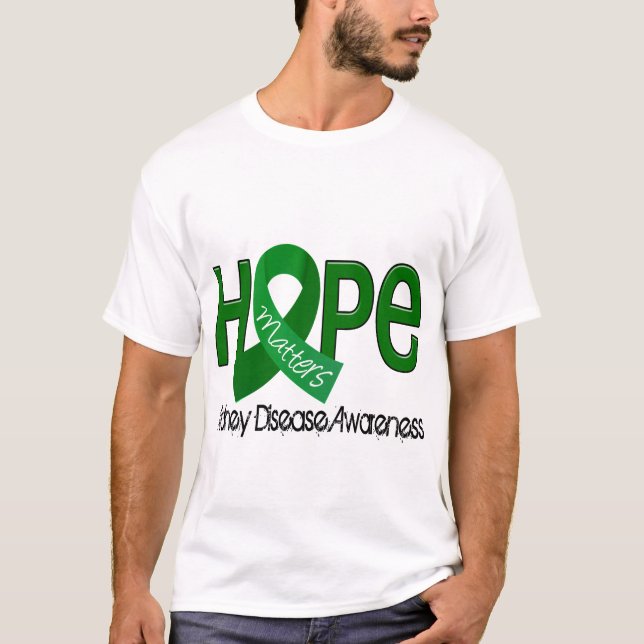 T-shirt L'espoir importe maladie rénale 2 (Devant)