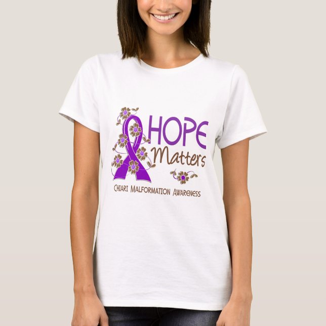 T-shirt L'espoir importe malformation de 3 Chiari (Devant)