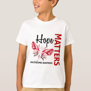 T-shirt L'espoir importe mèsothéliome de papillon