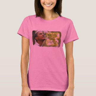 T-shirt L'espoir longtemps gainé de dames est ici