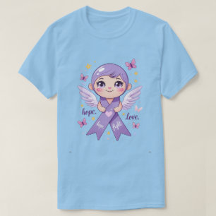 T-shirt L'espoir pour les luttes contre le cancer du pancr