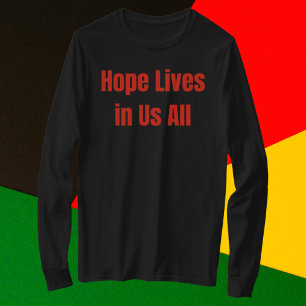 T-shirt L'espoir vit en nous tous