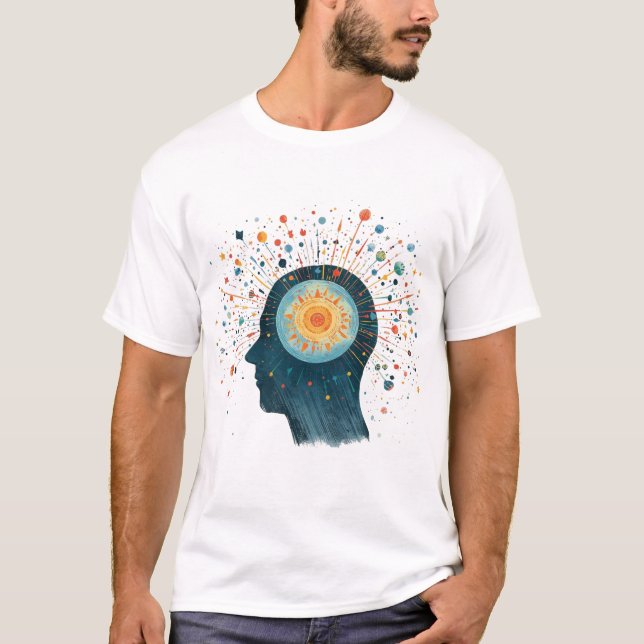 T-shirt L'esprit brillant   (Devant)