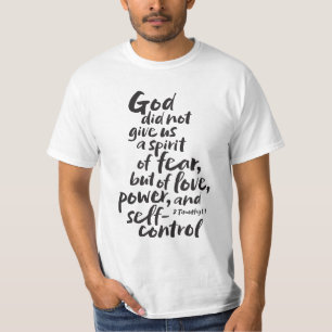 T-shirt L'Esprit d'Amour de DIEU - Chrétien - Verset de la