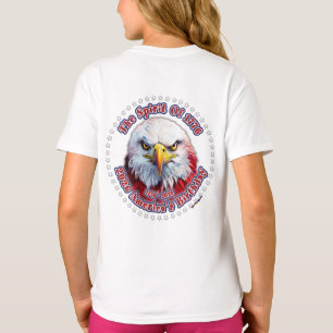 T-shirt L'Esprit de 1776, 2026 l'Aigle Rouge d'Amérique