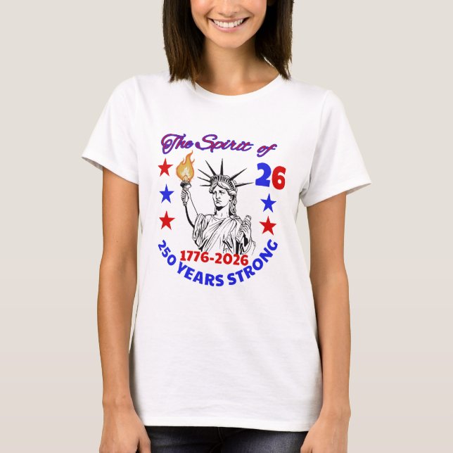 T-SHIRT L'ESPRIT DE 26:250 ANS FORT (Devant)