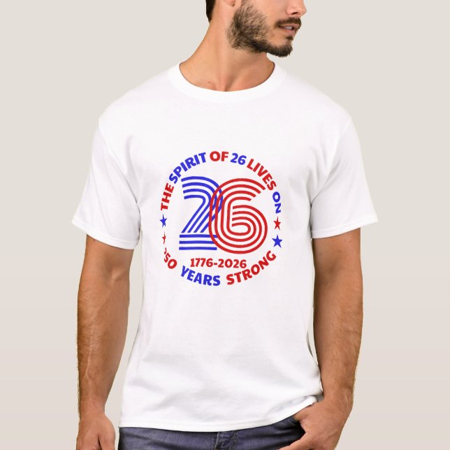 T-SHIRT L'ESPRIT DE 26 - 250 ANS FORT (Devant)