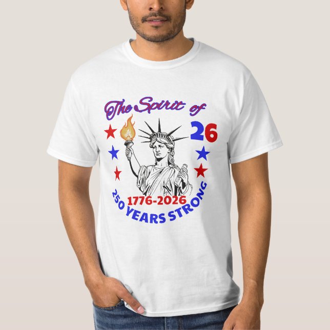 T-SHIRT L'ESPRIT DE 26:250 ANS FORT (Devant)