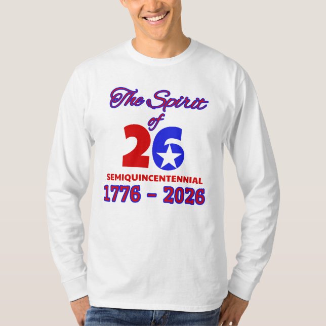 T-SHIRT L'ESPRIT DE 26 : SEMIQUINCENTENNIAL (Devant)