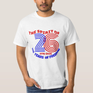 T-SHIRT L'ESPRIT DE 26 VIT SUR : 250 ANS DE LIBERTÉ